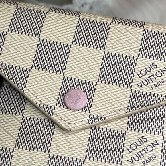 🌸Damier Azur Portefeuille Victorine Trifold Wallet - Picture 7 of 15